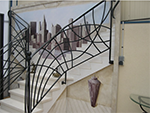 Garde-corps en fer forgé pour balcon ou terrasse proposé par Ferronnerie France à Givenchy-les-la-Bassee